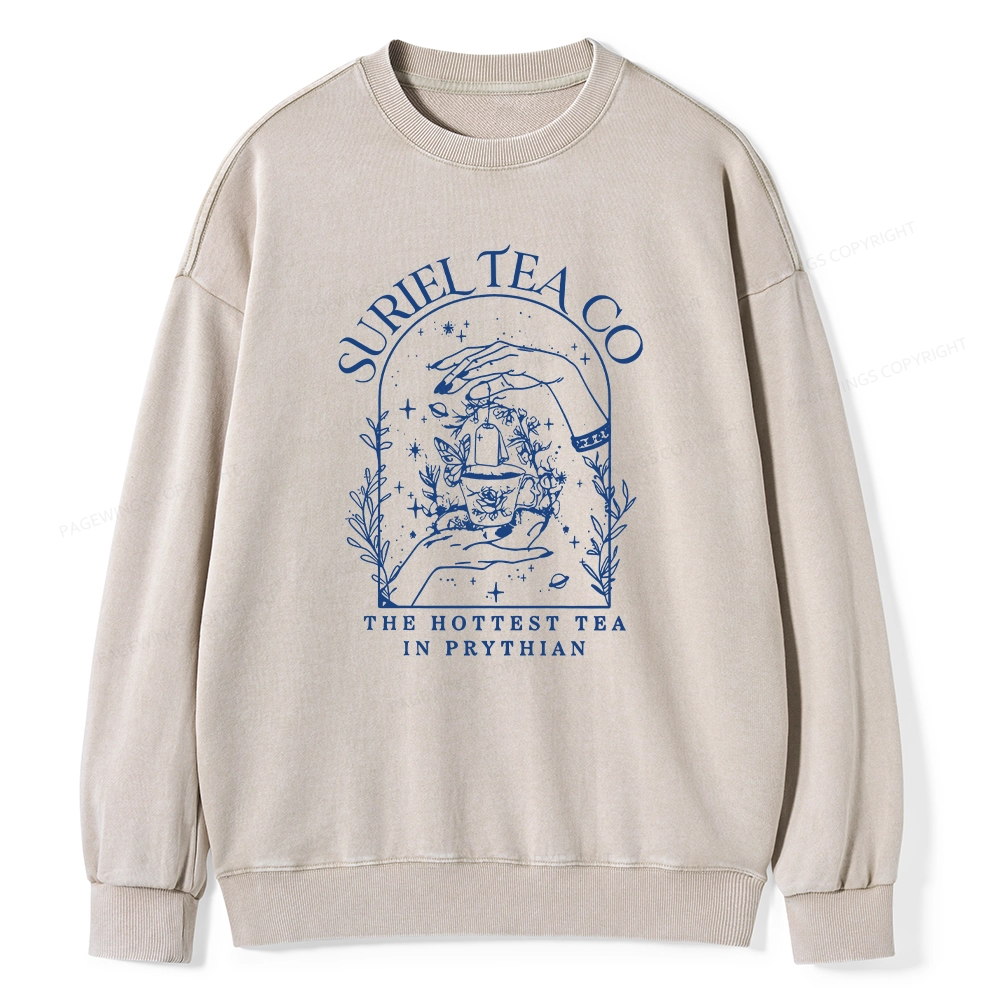 Pagewings A Court Of Thorns And Roses Unisex Washed Sweatshirt