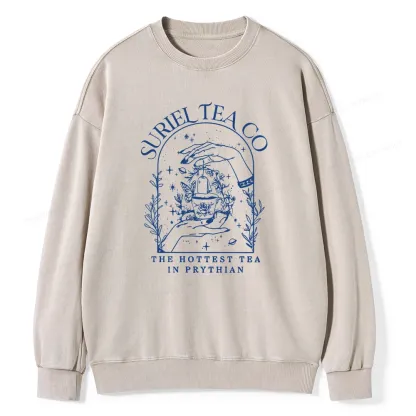 Pagewings A Court Of Thorns And Roses Unisex Washed Sweatshirt