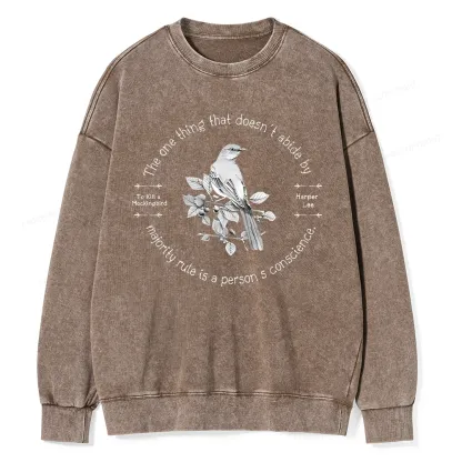 Pagewings To Kill a Mockingbird Unisex Washed Sweatshirt