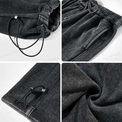 A-直筒卫裤裤上架模版Pagewings I'm With The Banned Unisex Washed Sweatpants