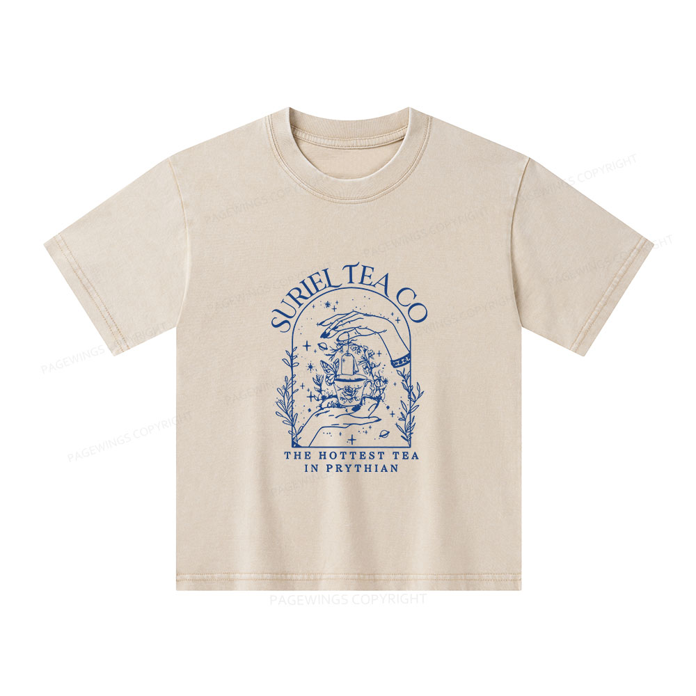 Pagewings A Court Of Thorns And Roses Unisex Kids Washed T-shirt