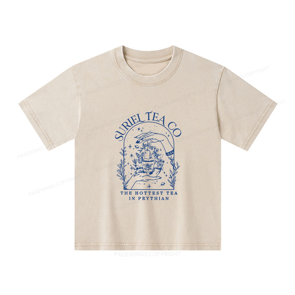 Pagewings A Court Of Thorns And Roses Unisex Kids Washed T-shirt