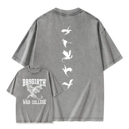 Pagewings Basgiath War College Unisex Washed T-shirt