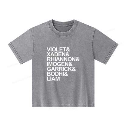 Pagewings Fourth Wing MC Classic T-Shirt Unisex Kids Washed T-shirt