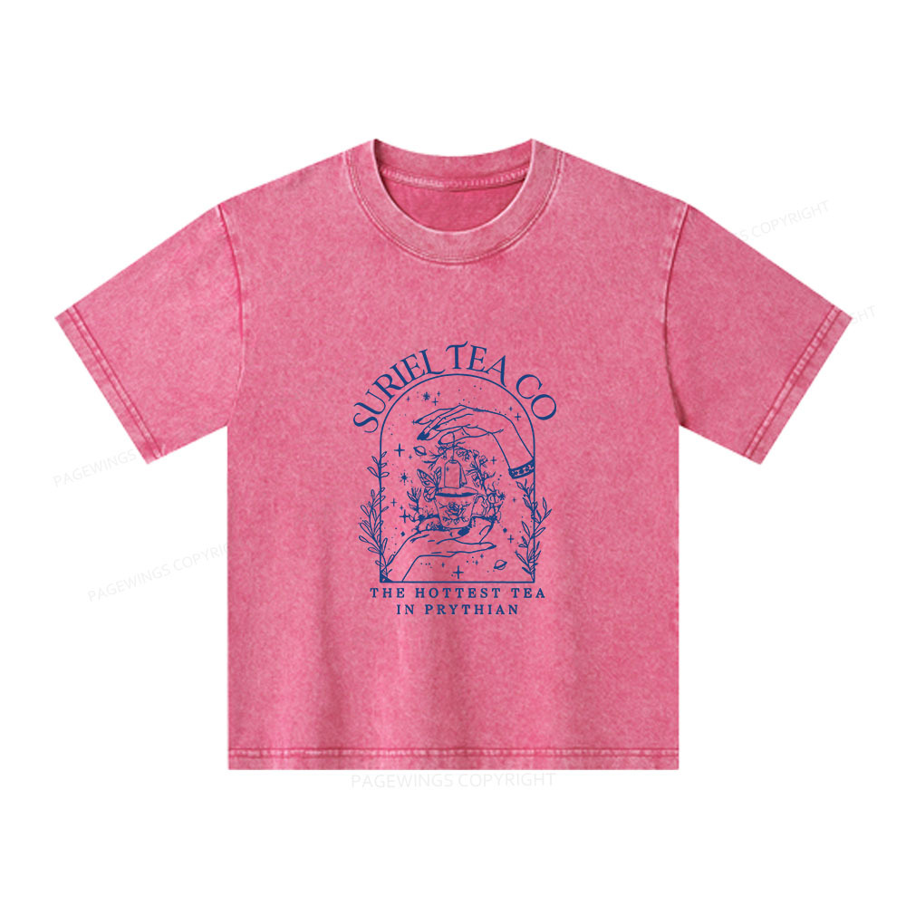Pagewings A Court Of Thorns And Roses Unisex Kids Washed T-shirt