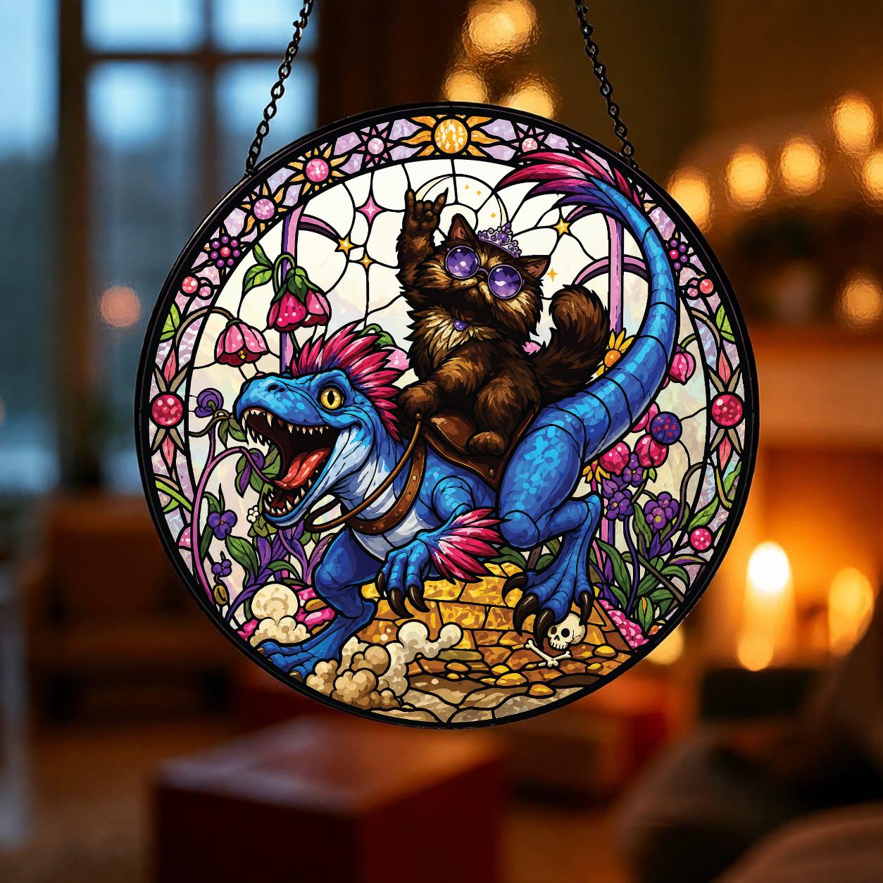 Pagewings Sci-Fi Book Fan Window Hanging Christmas Ornament