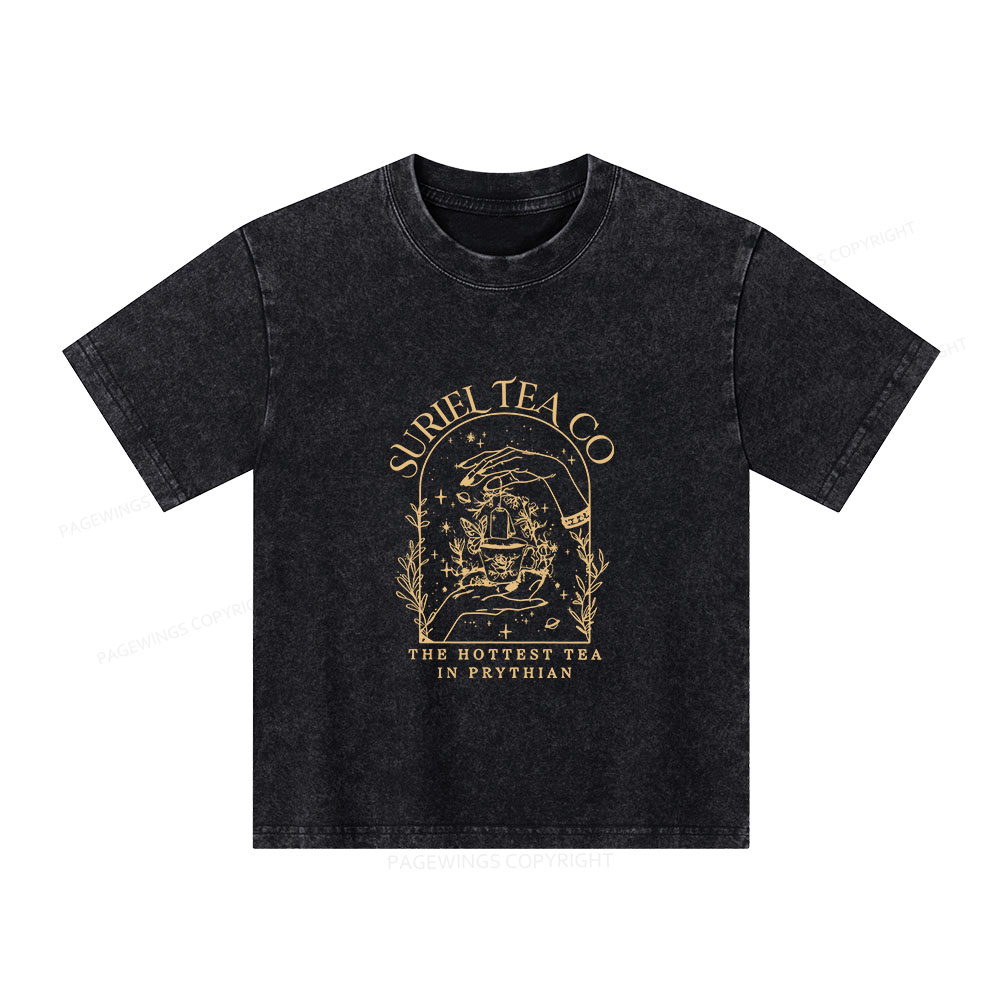 Pagewings A Court Of Thorns And Roses Unisex Kids Washed T-shirt