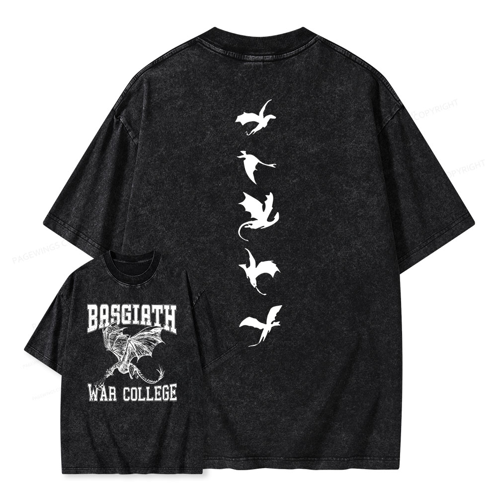 Pagewings Basgiath War College Unisex Washed T-shirt