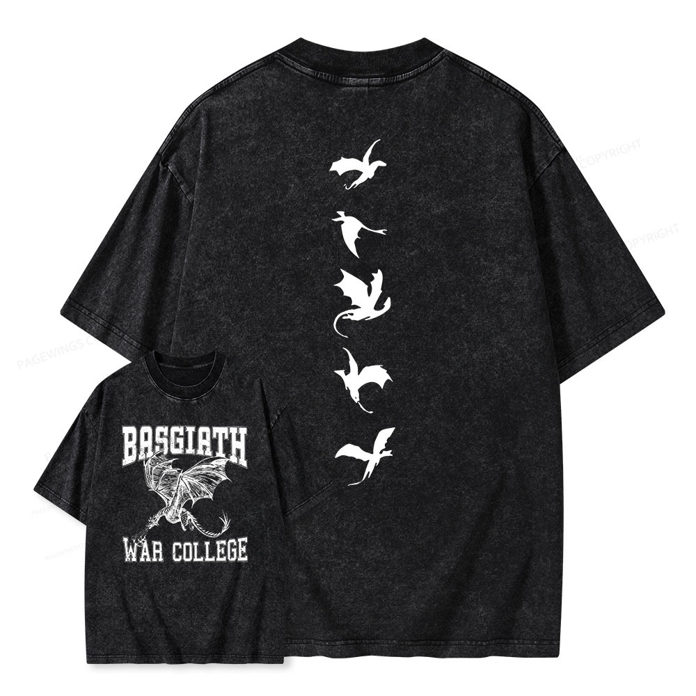 Pagewings Basgiath War College Unisex Washed T-shirt