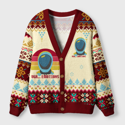 Pagewings Emotions Light Knit Unisex Cardigan Sweaters
