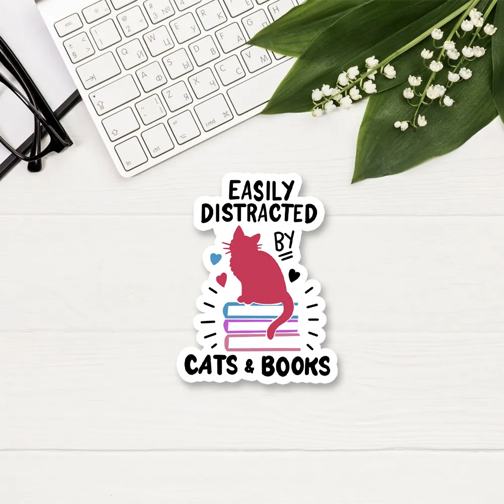 Pagewing Book Fun Cat Book Funny Sticker
