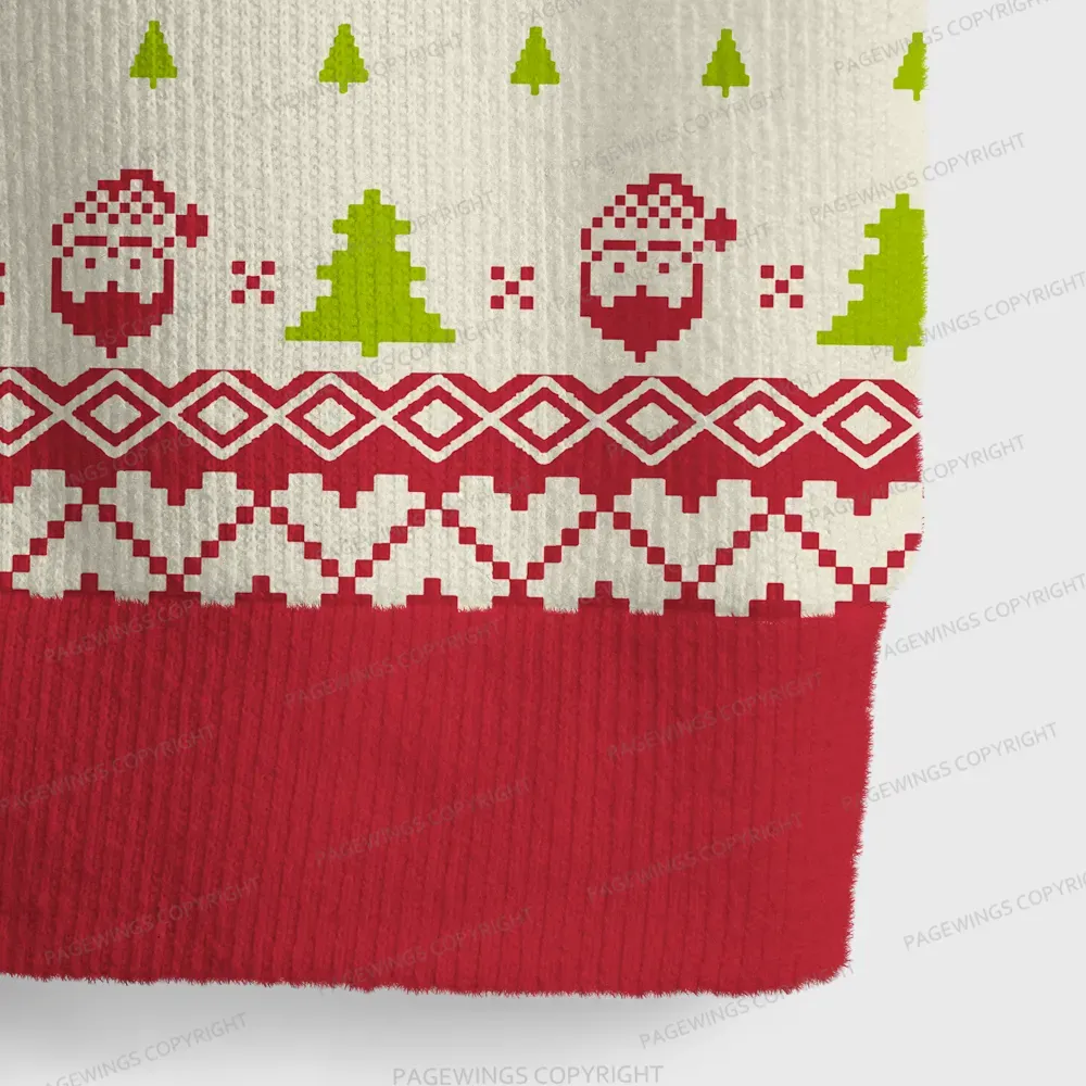 Pagewings Frog And Toad Unisex V-Neck Ugly Knit Vest