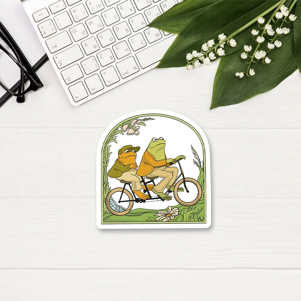 Pagewing Frog And Toad Book Vintage Sticker