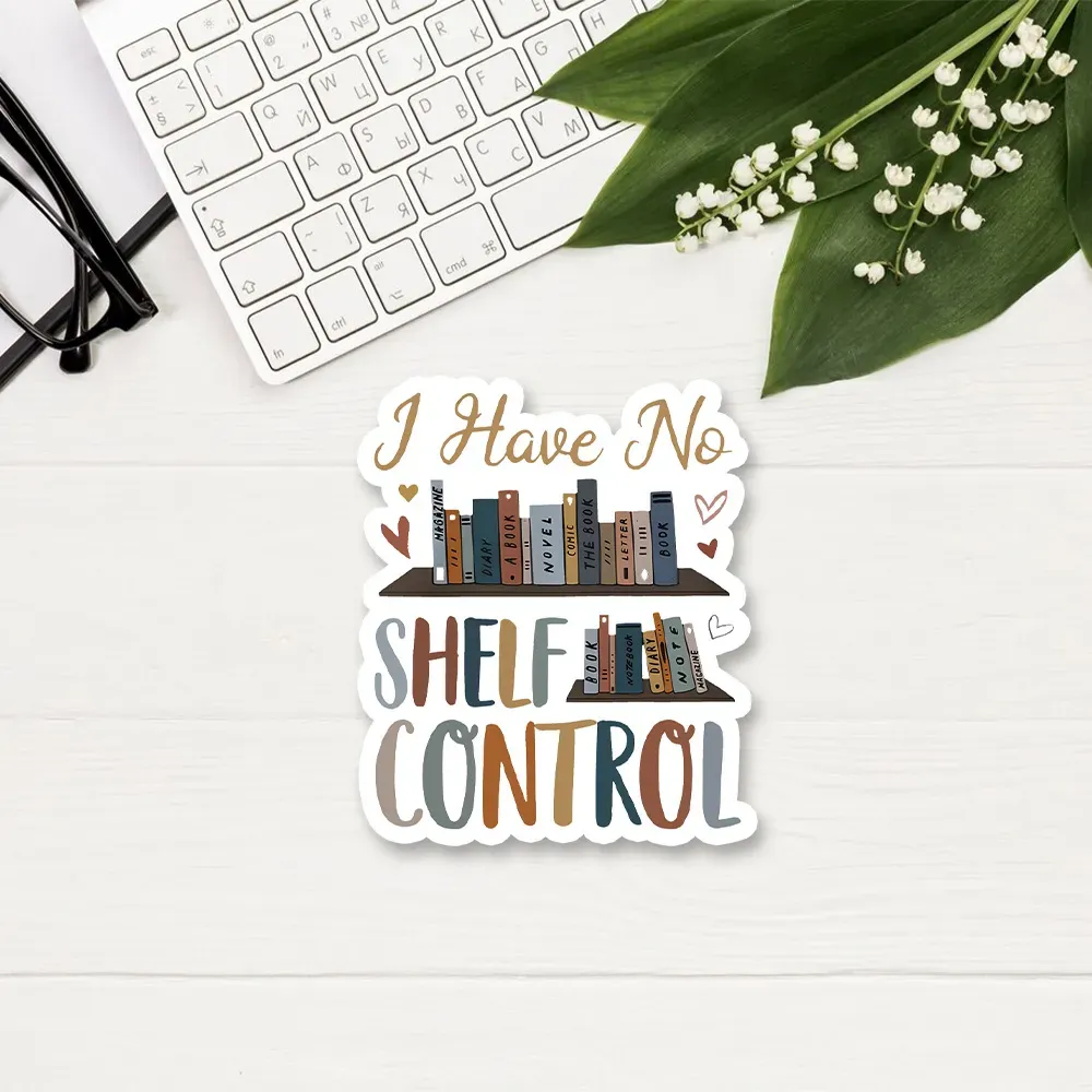Pagewing I Have No Shelf Control Sticker