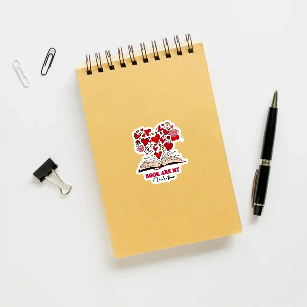 Pagewing Books Are My Valentine Sticker