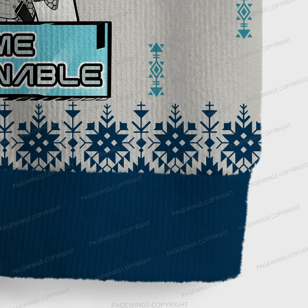 Pagewings Become Ungovernable Unisex V-Neck Ugly Knit Vest