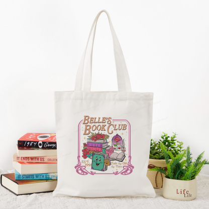 Pagewings Belle's Book Club Tote Bag