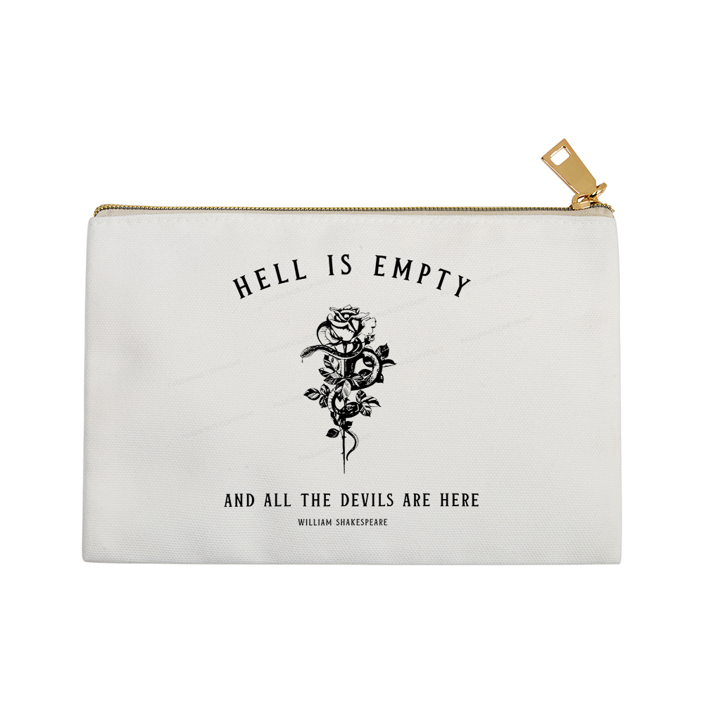 Pagewings Hell Is Empty And All The Devils Are Here Pouch