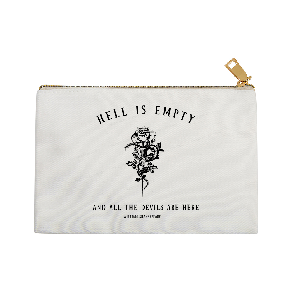 Pagewings Hell Is Empty And All The Devils Are Here Pouch