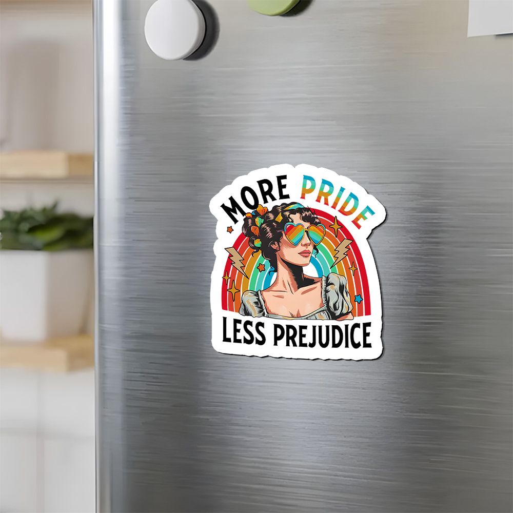 Pagewings More Pride Less Prejudice Fridge Magnet