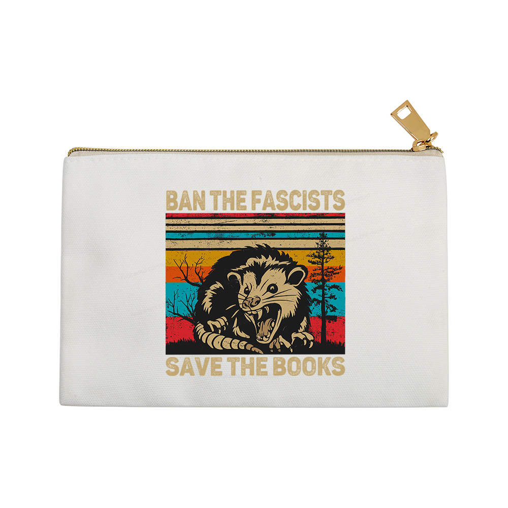 Pagewings Ban The Fascists Save The Books Pouch