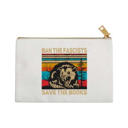 Pagewings Ban The Fascists Save The Books Pouch
