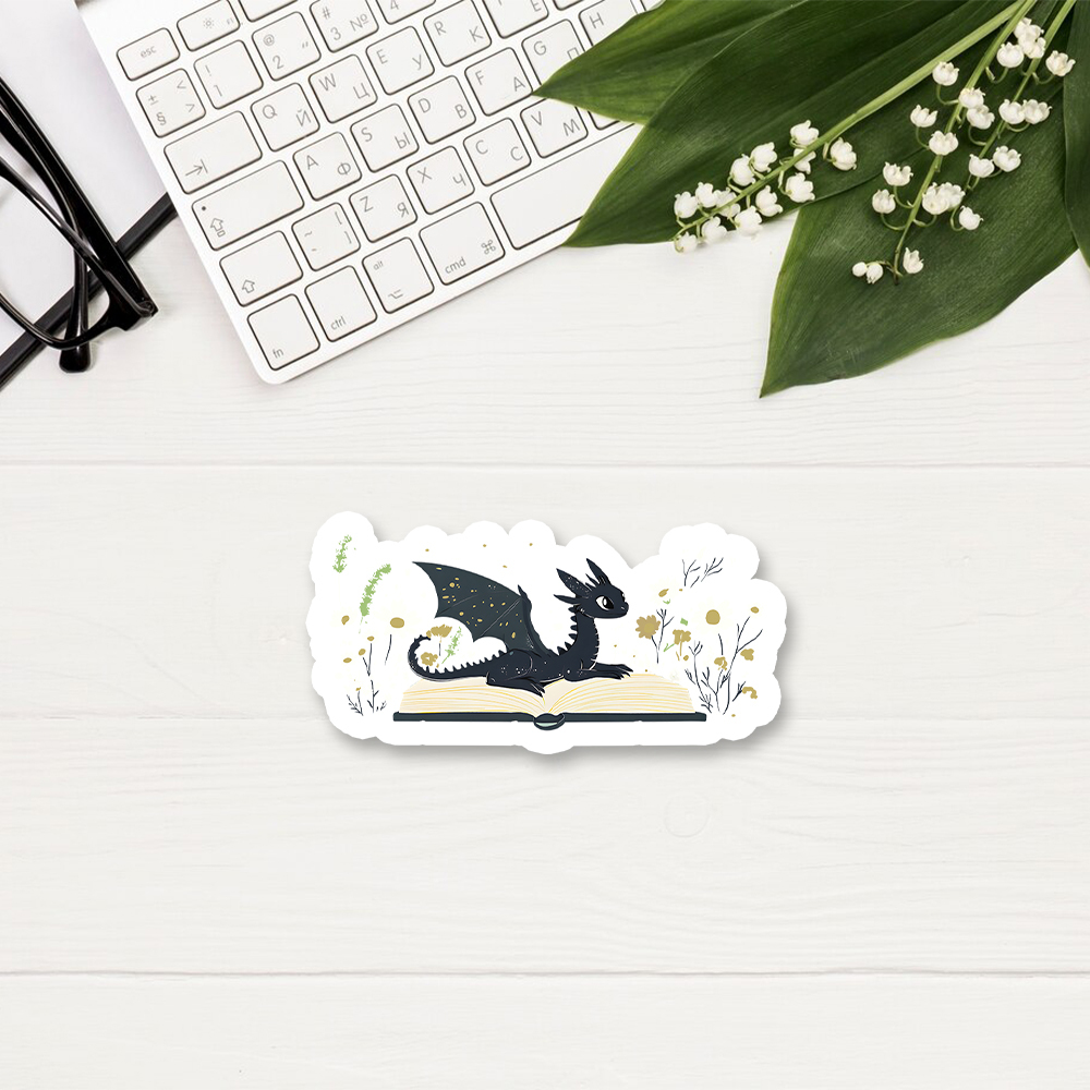 Pagewings Dragon Book Sticker