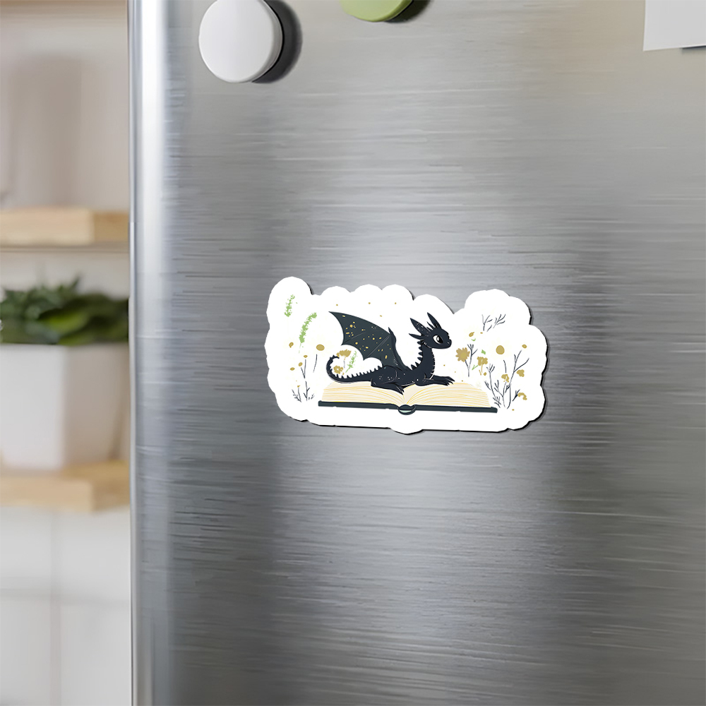 Pagewings Dragon Book Fridge Magnet