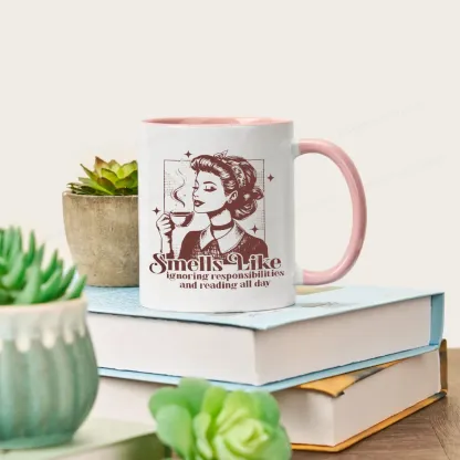 Pagewings Ignoring Responsiblities And Reading All Day Mug