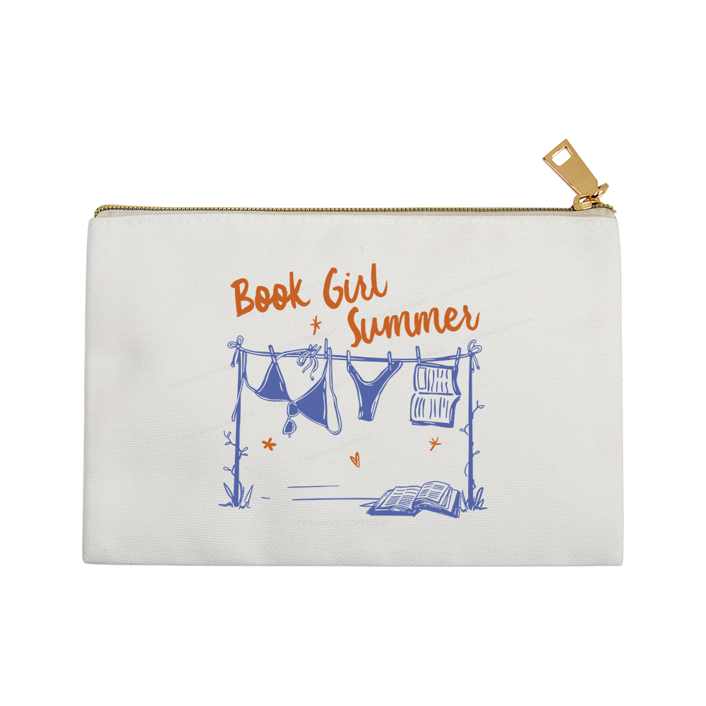 Pagewings Book Girl Summer Bookish Pouch