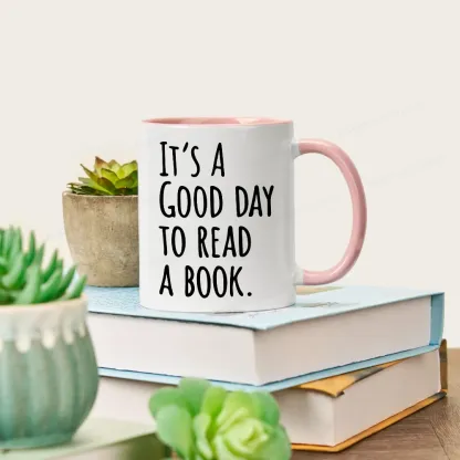 Pagewings It's A Good Day To Read A Book Mug