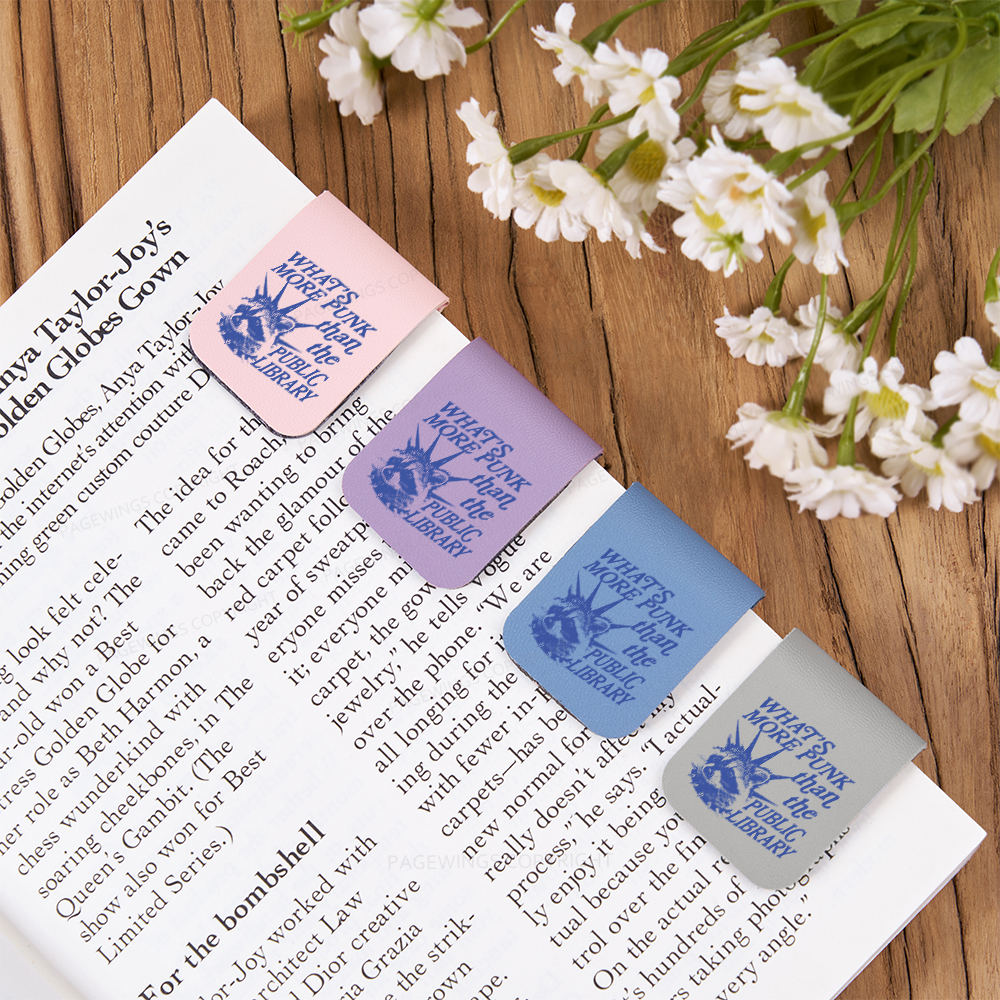 Pagewings What’s More Punk Than The Public Library Magnetic Bookmark