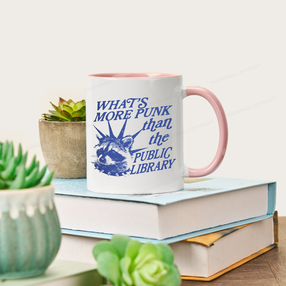 Pagewings What’s More Punk Than The Public Library Mug