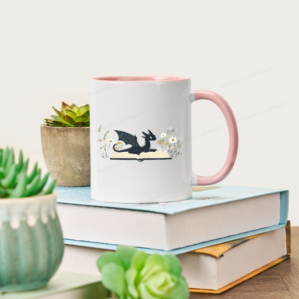 Pagewings Dragon Book Mug