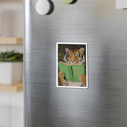 Pagewings Motivational Tiger Fridge Magnet
