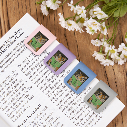 Pagewings Motivational Tiger Magnetic Bookmark
