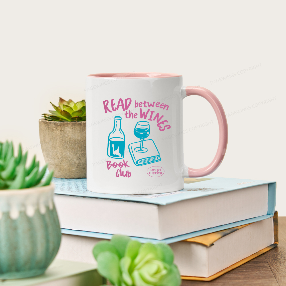 Pagewings Wine Lover Book Club Mug