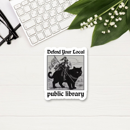 Pagewings Defend Your Local public library Sticker