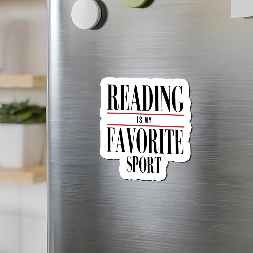 Pagewings Reading Is My Favorite Sport Fridge Magnet