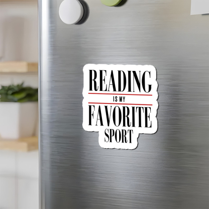 Pagewings Reading Is My Favorite Sport Fridge Magnet