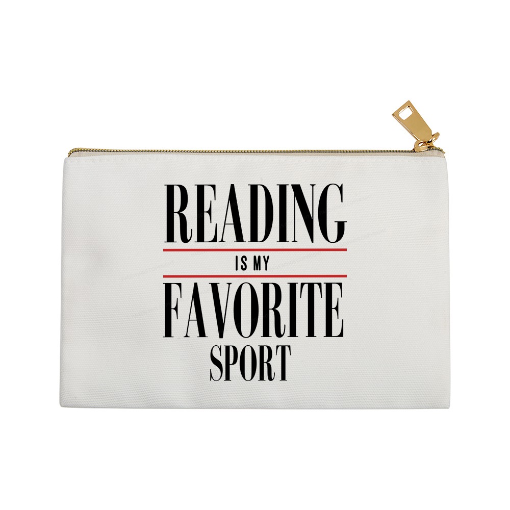 Pagewings Reading Is My Favorite Sport Pouch