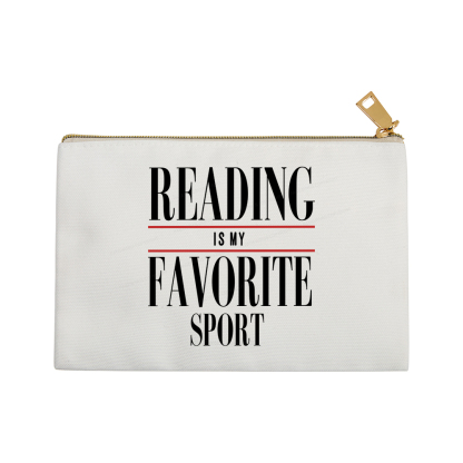 Pagewings Reading Is My Favorite Sport Pouch