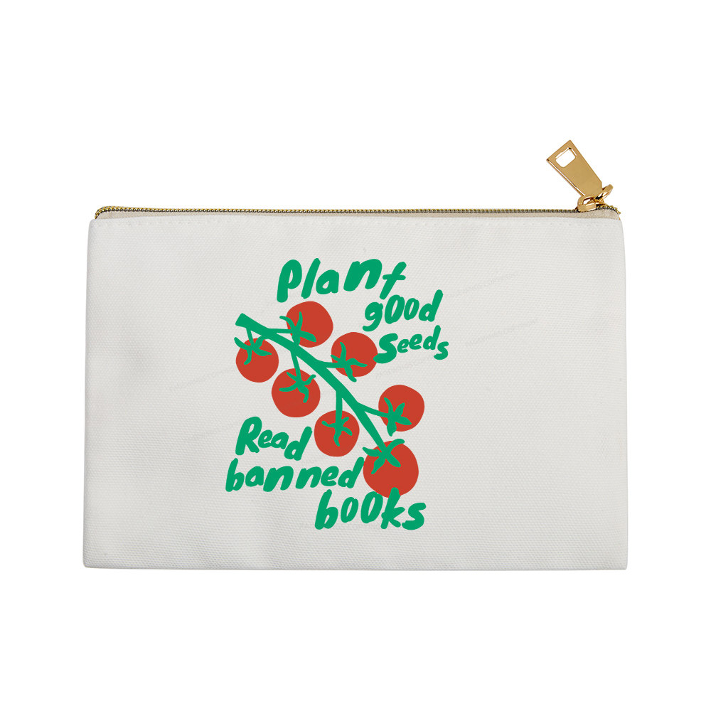 Pagewings Plant Good Seeds Read Banned Books Pouch