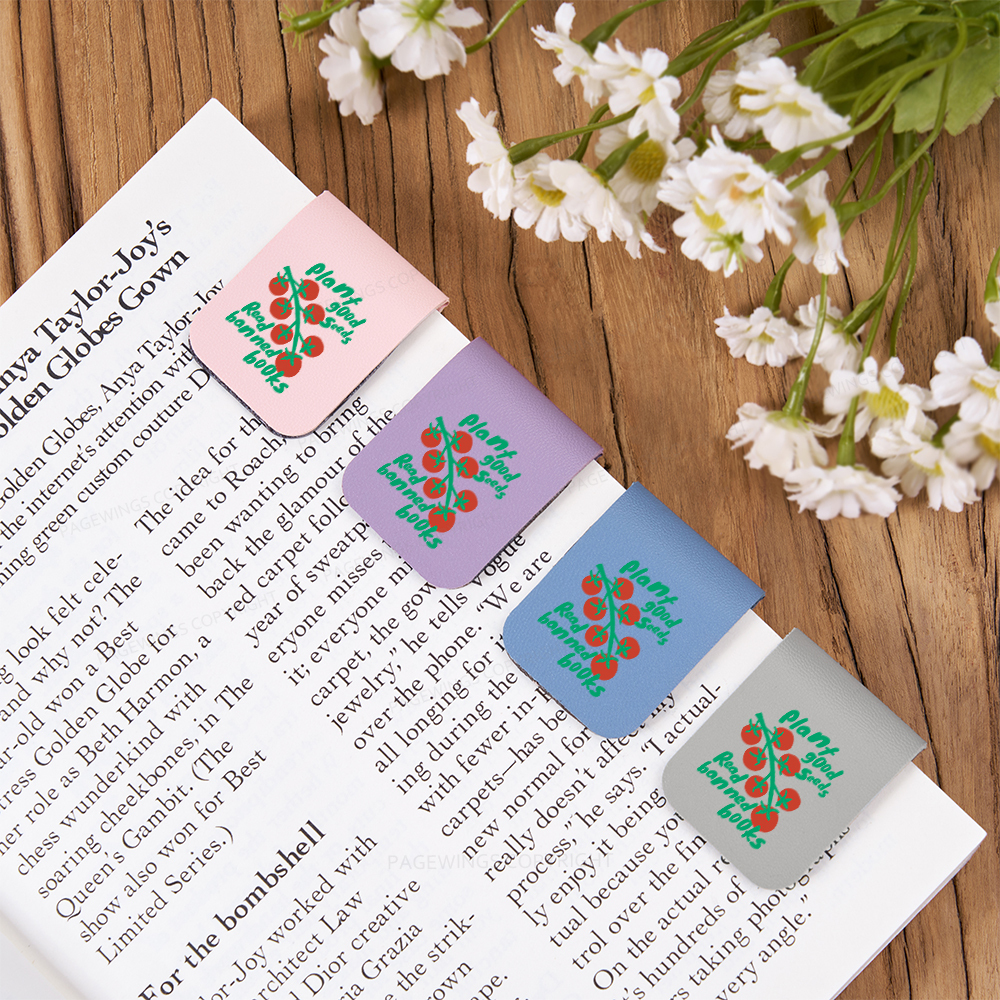 Pagewings Plant Good Seeds Read Banned Books Magnetic Bookmark