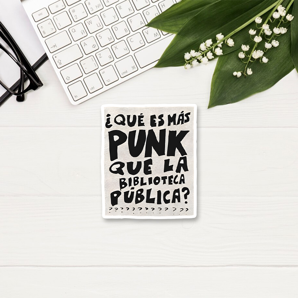 Pagewings What's More Punk Than The Public Library Sticker