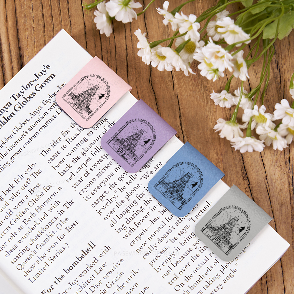 Pagewings Life Before Death Strength Before Weaknes Magnetic Bookmark