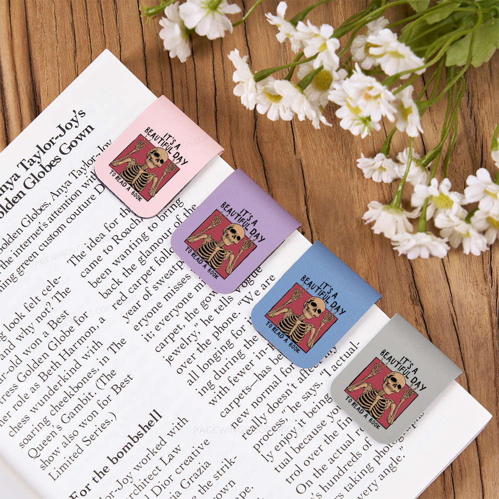 Pagewings It's A Beautiful Day To Read A Book Magnetic Bookmark