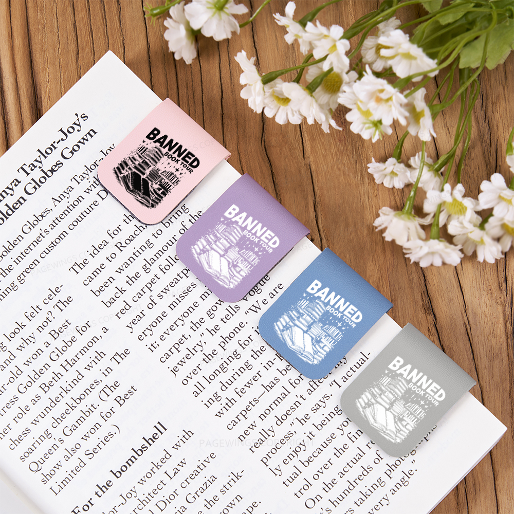 Pagewings Banned Books Tour Magnetic Bookmark