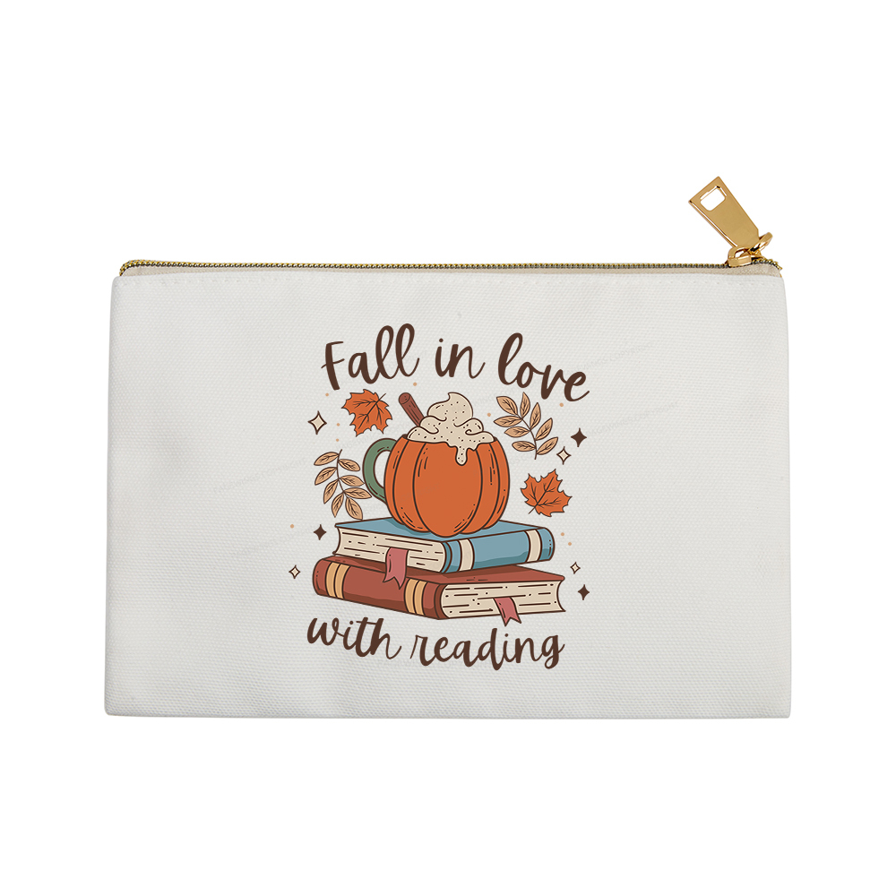 Pagewings Thanksgiving Fall in Love with Reading Pouch