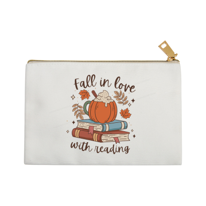 Pagewings Thanksgiving Fall in Love with Reading Pouch